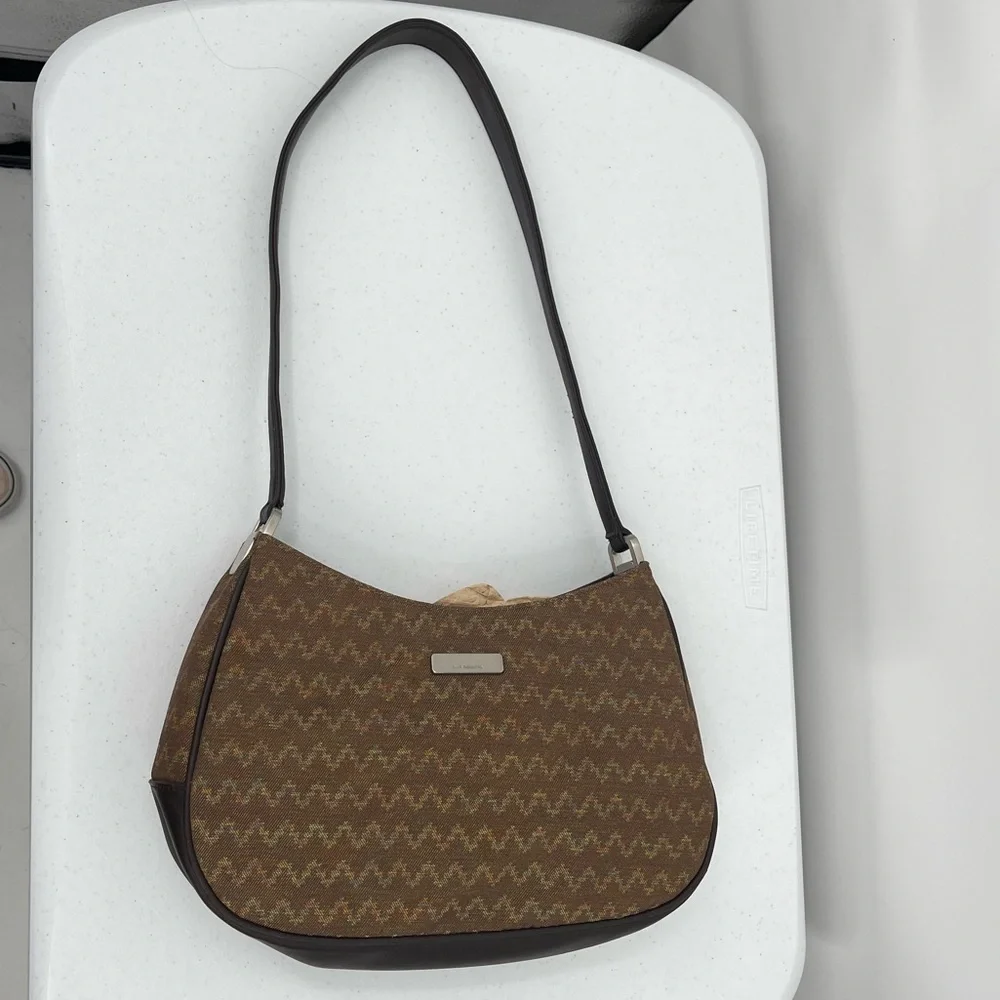 Vintage Liz Claiborne leather brown shoulder bag
